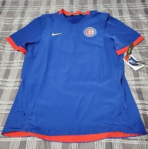 Nike Chicago Cubs S/S Pullover Sz S